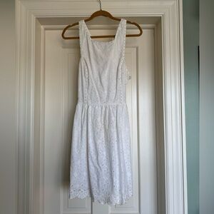 Lilly Pulitzer White Eyelet Mini Dress